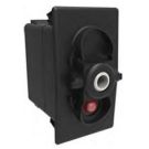 Switch base On-Off 2 pole 24V Red light