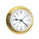 Clock Brass 155mm Viking White Dial Black Hands