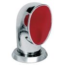 Ventilator cowl JER316R ID75 mm SS316 with red interior air flow area 44.2 cm2 includes ring & nut
