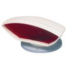 Ventilator Cowl Donald 2 75mm White PVC Red Interior with Ring and Nut