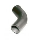 Hose connector plastic Dia. 45 mm 60 deg. bend (suitable for connection with rubber transom exhaust)