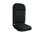 Seat flip-up with 3 point seatbelt bulkhead / wall mount with poweder coated steel frame