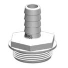 Hose connector White 1-1/2