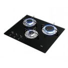Cooker Gas Crystal 1 Auxiliary + 1 Semi-Rapid + 1 Rapid Burner Horizontal Switch