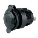 Receptacle 12V black with gasket Sealink Deluxe series