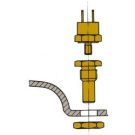 Sensor temperature alarm XHSM for mufflers (fits MF/MV/LSG/LSS/MGS/ MGL/MGP)