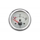 Gauge fuel level FUELW white 12/24V cut-out Dia. 52 mm excluding sensor
