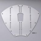 Bow Protection Plate PS3011 320x270mm Stainless Steel 304L Gloss Finish