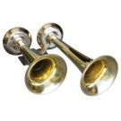 Horn air D-2 Brass 139dB 266 & 212Hz dual trumpet L523xW394xH217 mm 8Lpsat 7bar suitable for vessel length 20 to 75m