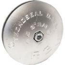 Anode rudder Zn 0.39 Kg OD 72 mm bolt-on (pair)
