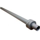 Extraction pipe L780 mm straight Dia. 38 mm hose connection for rigid waste water tanks