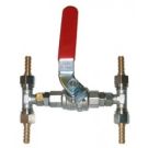 Valve bypass for TS8 flexible hydraulic hose
