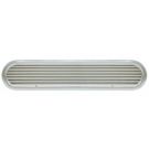 Vent air suction ASV090 louvred oval anodized Aluminium frame & grill