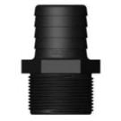 Hose connector black M 3
