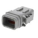 Kit plug for DTM 8 cavity Deutsch connector for 20-24 AWG wire Kits contains housing only. (pack of 5pc)