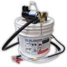 Pump oil changer 1.5gpm 24V porta quick reversible to both drain & refill engine oil with 13L container (non CE)