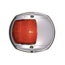 Navigation Port 12V LED chromed Brass with black polymer base vertical mount side light