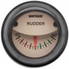 Gauge rudder position RPI1800W cream 12/24V cut-out Dia. 52 mm excluding sensor