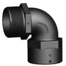 Elbow 90 deg. F-M black 3
