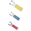 Terminal flanged spade 22-18 AWG 4 mm screw 25 pc
