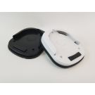 Permanent mount shoe white