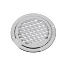 Vent louvred Brass Dia. 127 mm electro polished