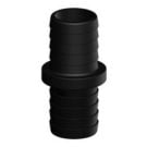 Hose connector Black 32 mm/32 mm GRP