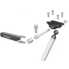 LeveLock all angle fish rod holder mount, adjustable