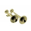 Horn air D-OA Brass 133dB 254Hz & 322Hz dual trumpet L576xW294 mm 8.3Lpsat 6.8bar suitable for vessel length less than 20m