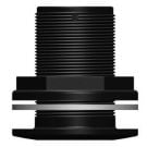 Thru-hull fitting Black 2
