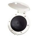 Foot Switch White cover 12/24V 150A max Dia. 104x21Hx47D mm