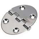Hinge Ellipse Reversed 48x64.5mm SS316 Electro Polished