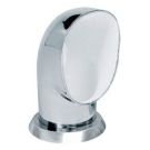 Ventilator cowl YOG316WR ID125 mm SS316 with white interior air flow area 122.8 cm2 includes ring & nut