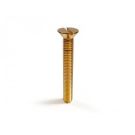 Bolt for 08.09.0001/08.09.0002 Gold plated Bronze 1/4” x 20 mm