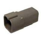 Kit receptacle DT 6 cavity Deutsch connector for 14-18 AWG wire includes housing only (pack of 5pc)