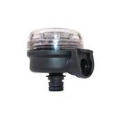 Strainer 90 deg. plugin + quad male fitting with #40 SS mesh for water pressure system