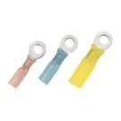 Terminal ring 12-10 AWG 4 mm screw heat shrink adhesive lined 25 pc