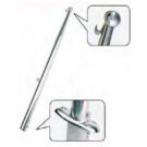 Flag pole Dia. 20 mm 0.6 m for flush mount holder SS316