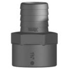 Hose connector black F 1-3/4