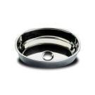 Sink SS38x26.5x12.5cm (LxBxD) oval mirror polish