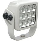 Light Flood Square 9x5W White wide Beam LED 9-32V 105 deg. Adjustable Trunnion Bracket Mount