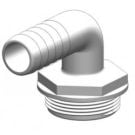 Hose connector 90 deg 1-1/2
