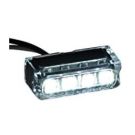Light white LED micro 12V horizontal mount SS bezel 0.66W