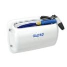 Hose coil 50' blue kit expandable hose with white side mount enclosure