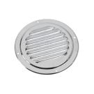 Vent louvred Brass Dia. 10 electro polished