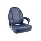 Seat helm MASTER CHFASB blue artificial leather upholstery SSframe & fixed armrest without pedestal