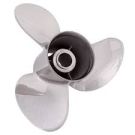 Propeller Rubex NS3 Plus Stainless Steel 3-Blade 15.625″ × 13″ LH Interchangeable Hub for 115 HP and Above Engines