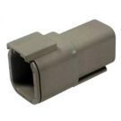 Kit receptacle DTM 6 cavity Deutsch connector for 20-24 AWG wire Kits contains housing only. (pack of 5pc)
