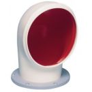 Ventilator cowl TOM2 ID100 mm air flow area 45 cm2 includes fixed synthetic ring & nut