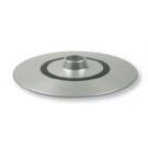 Table base dia.500mm for 76mm column dia. satin anodized aluminium